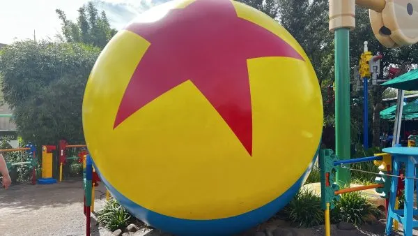 giant luxo ball toy story land