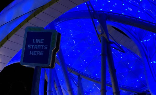 tron line starts here sign