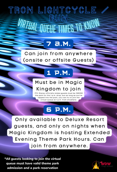 how to join the tron virtual queue at magic kingdom