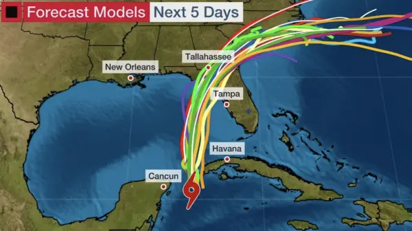tropical storm idalia forecast model