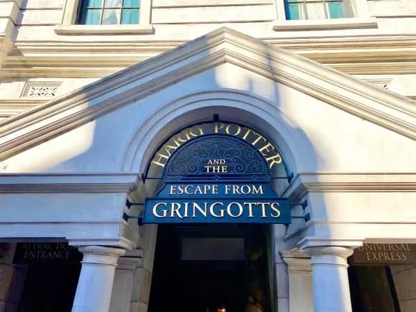 harry potter and the escape from gringotts