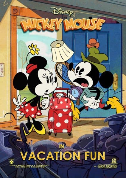 Mickey Shorts Theater poster for Vacation Fun short