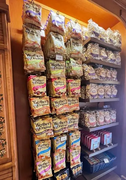 werther's products at karamell-kuche in germany pavilion at epcot