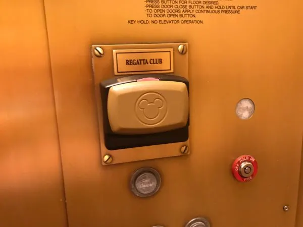 Disney club level elevator