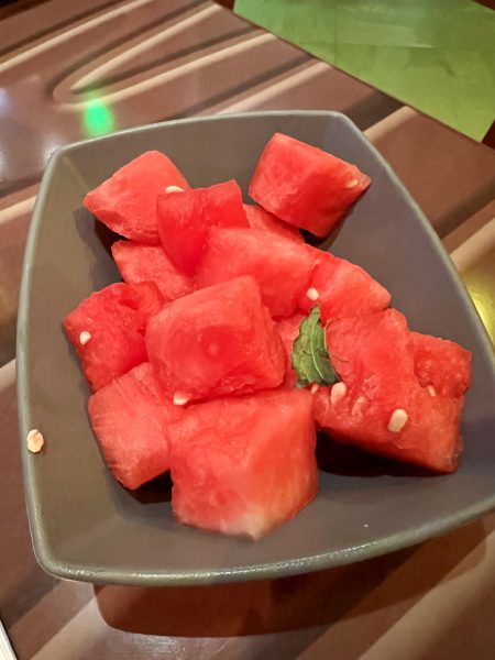 Wheezy's Watermelon Salad at Roundup Rodeo Bbq