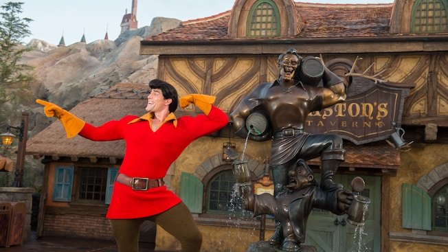 Beauty and the Beast at Disney World Gaston in Magic Kingdom