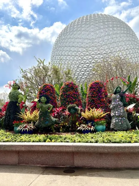 encanto topiary at epcot flower and garden