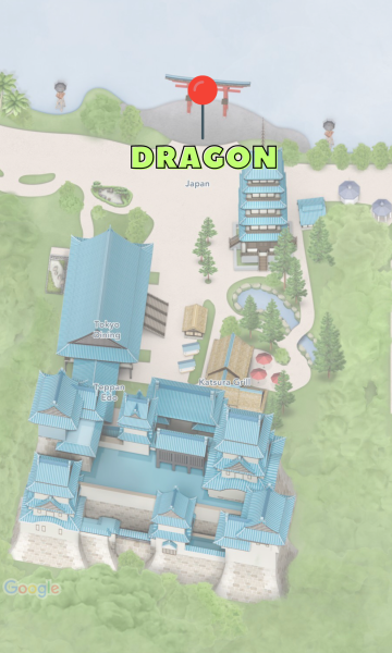 dragon topiary location