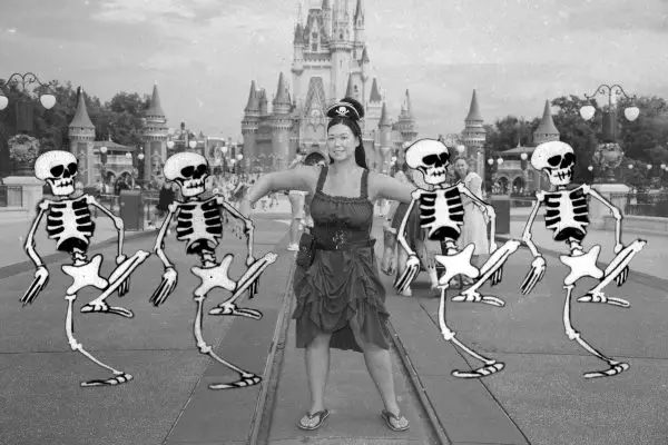 PhotoPass Magic Shot mickey's not-so-scary halloween party dancing skeletons