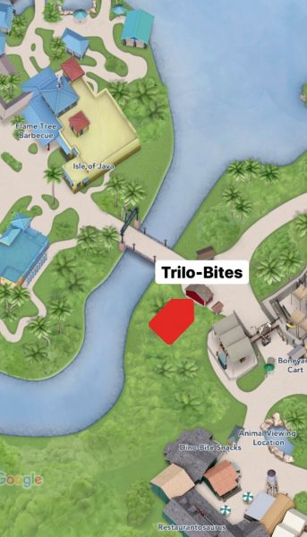 trilo bites - animal kingdom map
