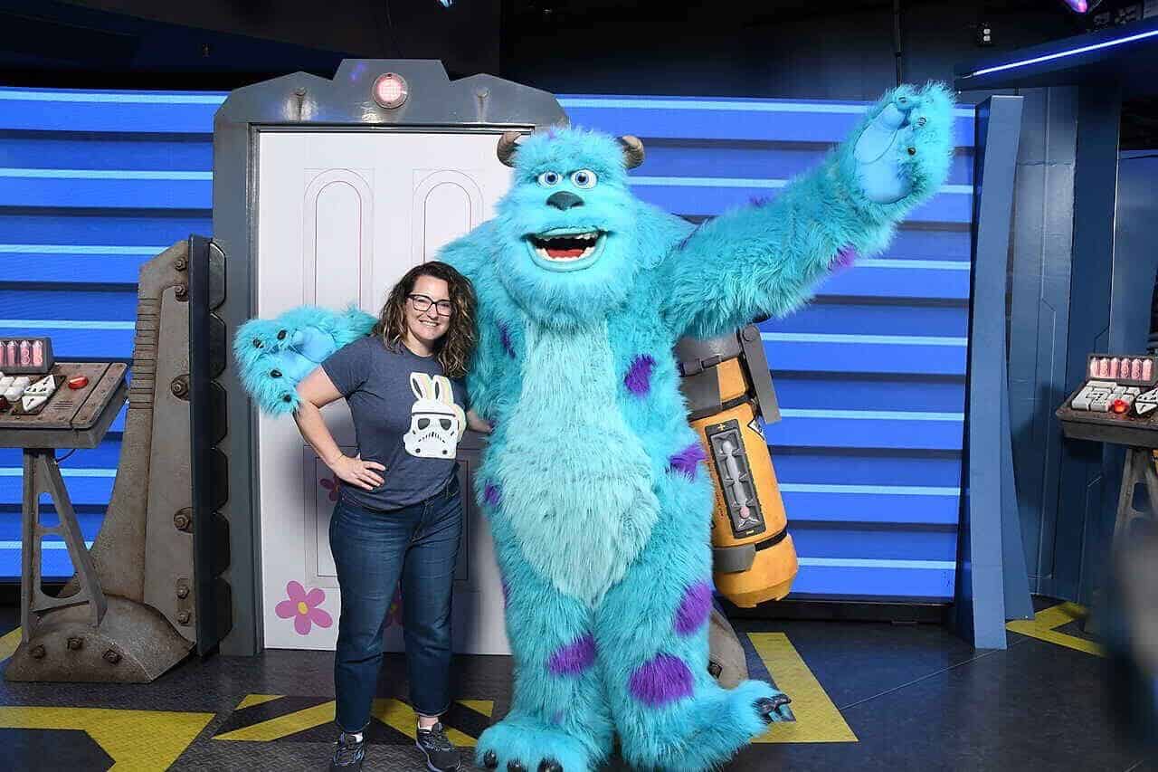 sulley character meet and greet - hollywood studios