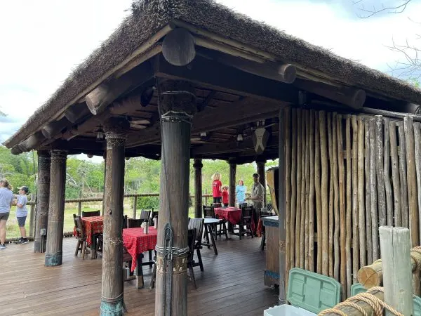 wild africa trek dining area