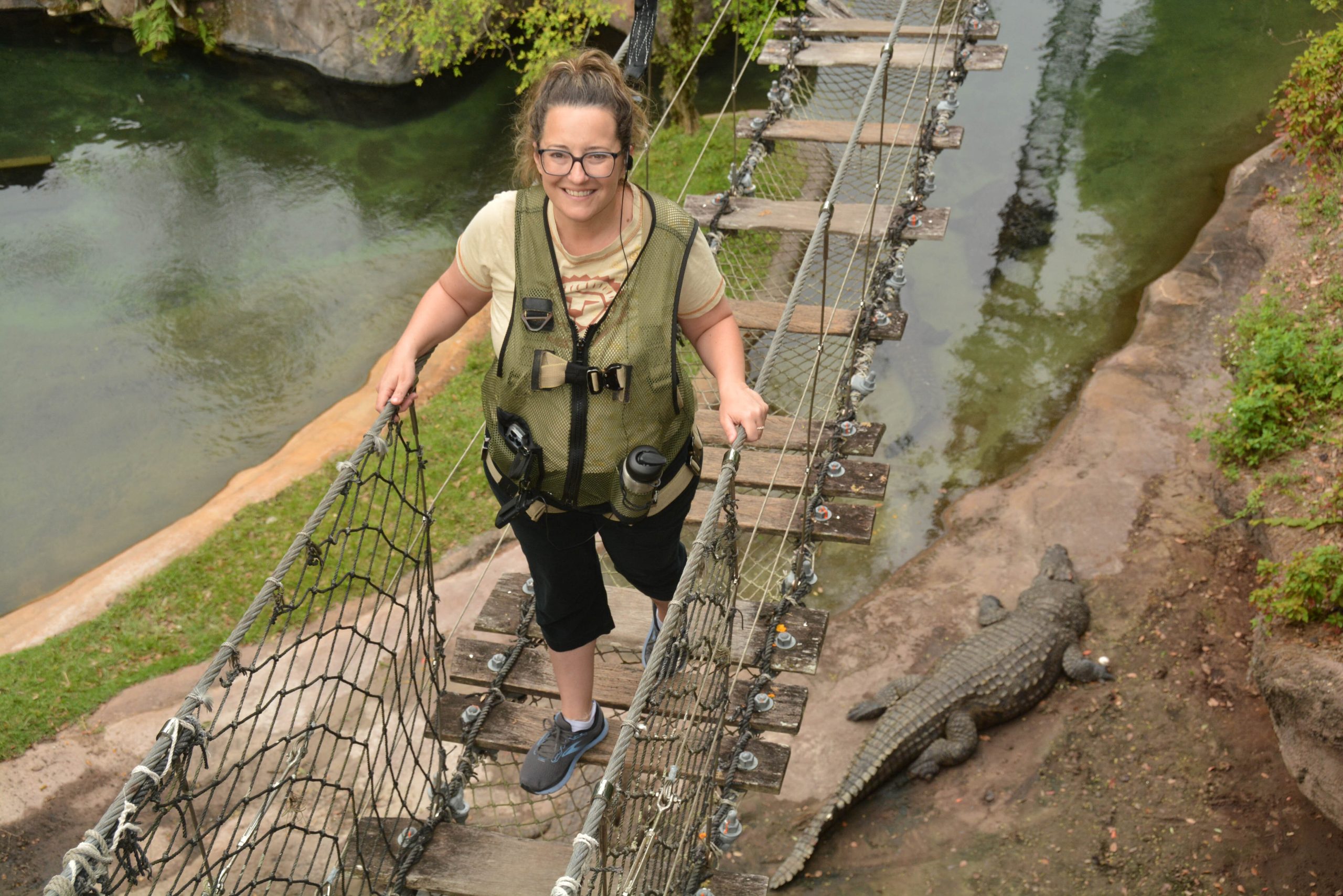 The rope bridges are great fun! - Picture of Wild Africa Trek