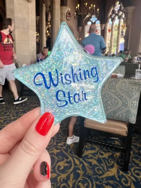 wishing star at cinderella's royal table