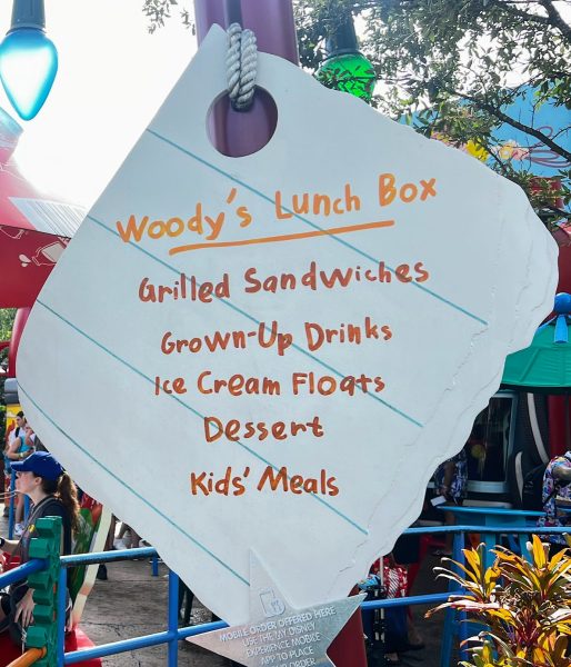 woody's lunch box menu