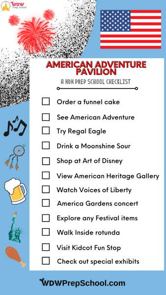 american adventure pavilion checklist - epcot