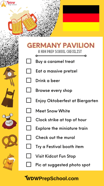 germany pavilion checklist for Epcot